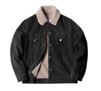 Wax Coats for Men Uk Mens Camping Jacket Winter Fleece Lined Waterproof Warm Coat with Durable Fabric for Outdoor Sleeping, Adventures, and Backpacking Trips Thermal Jackets Mens Black S