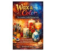 Wax & Color: The Complete Candle Painting Guide: A Step-by-Step Journey From Beginner Brushwork to Stunning Hand-Painted Candle Creations