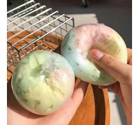 Wax Cracking Squishies,Cracking Wax Ball Squishies,Crispy Stress Balls,SnowballSquishies,Soft Gel Fidget Toy with CrackableTextures,Shapeable WaxSquishies for Asmr,Sensory SqueezeToy for StressRelief