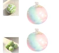 Wax Cracking Squishy, Crispy Stress Balls, Snowball Crunch Squishy, Chocolate Crunch, Soft Gel Fidget Toy with Crackable Texture (Pink*2Pcs)