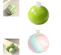 Wax Cracking Squishy, Crispy Stress Balls, Snowball Crunch Squishy, Chocolate Crunch, Soft Gel Fidget Toy with Crackable Texture (Mix*2Pcs)