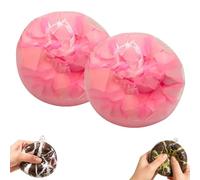 Wax Cracking Stress Ball, Crispy Squishies Fidget Toy, Chocolate Squishiy Snowball Cru-nch Squeezze Ball for Anxiety Relief, Soft TPR Sensory Toy for Adults (1, C)