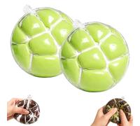 Wax Cracking Stress Ball, Crispy Squishies Fidget Toy, Chocolate Squishiy Snowball Cru-nch Squeezze Ball for Anxiety Relief, Soft TPR Sensory Toy for Adults (2, B)
