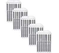 Wax Guard Filters Cerumen Stop Cleaning Tool Accessories Also for Resound/Widex/Unitron/Jungle Care Hearing Aid(Black*5 Pack)