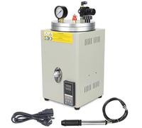 Wax Injection Machine for Jewellery, Adjustable Temperature 0-100℃, Vacuum Waxing Injector with Pressure Gauge and Pump Handle, Wax Melting Equipment