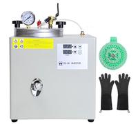 Wax Injector Machine, 2.5L Professional Wax Casting Device with Digital Temperature Control, Pressure Gauge, and Feet for Accurate Waxing and Casting