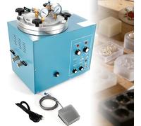 Wax Injector Machine with Digital Temperature Control, Pressure Display Gauge, Mode Selection & Time Control for Jewelry and Denture Waxing Applications