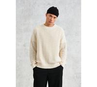 Wax London Mens Ecru Wilde Open Knit Jumper