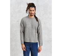 Wax London Mens Grey Marl Wilde Crew Neck Sweatshirt