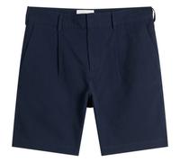 Wax London Men's Linton Pleat Seersucker Shorts Navy