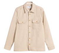 Wax London Men's Lomond Thick Wool Blend Overshirt Natural