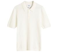 Wax London Men's Naples Knit Polo Ecru