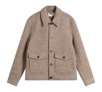 Wax London Men's Newgate Melange Wool Jacket Light Brown