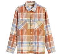 Wax London Men's Whiting Bude Check Overshirt Pastel Multi