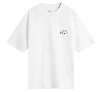 Wax London Milton T-Shirt Daffodil Construction White