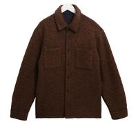 Wax London Mount Bobble Wool Reversible Overshirt - Brown - Small