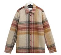 Wax London Nolan Overshirt Wool Blend Check - Natural/Multi - Medium