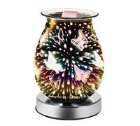 Wax Lume Electric Wax Burner - Touch Control Candle Warmer, 3D Butterfly Effect, Adjustable Light/Heat Settings, Flameless Aroma Diffuser with Removable Dish, Energy-Saving Wax Melter for Home