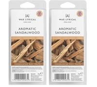 Wax Lyrical Aromatic Sandalwood Wax Melts, Tan (Pack of 2)