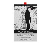 Wax Lyrical Baby Its Cold Candle, Up to 50 Hours Burn Time, Red/Black/Gray, 11cm x 11cm x 15cm