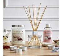 Wax Lyrical, Colony Duvet Days Large Candle, Burn Time of Up 100 Hours, Pink
