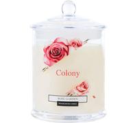 Wax Lyrical Colony Candle Jar Large Scented Rose Garden Up to 84 Hours Burn Time - LARGE