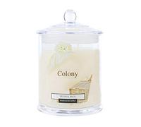 Wax Lyrical Colony Candle Large Jar Scented Fresh Linen, Up to 84 Hours Burn time