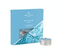 Wax Lyrical Enchanted Pine Tealights | Cooling & Revitalising | Refreshing Ozonic Scent | Box of 9 Tealight Candles