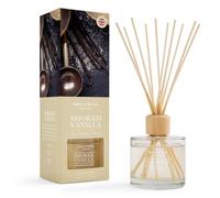 Wax Lyrical England Reed Diffuser - Smoked Vanilla, 200ml | Continuous Room Scent, No Heat Required, Home Smelling Fresh for Weeks, For Living Rooms and Home Offices