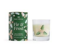 Wax Lyrical Fir & Frost Candle, Up to 42hrs, Ivory