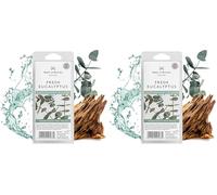 Wax Lyrical Fresh Eucalyptus Wax Melts, White (Pack of 2)