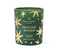 Wax Lyrical Frosted Woods Candle, 30cl, Up to 42 Hour Burn Time | Pine, Dried Fruit and Cinnamon Scents, a Fresh Comforting Fragrance for Cosy Living Spaces