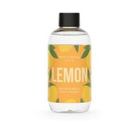Wax Lyrical Lemon Reed Diffuser Refill - 200ml | Refreshing Citrus Fragrance with Zesty Lemons & Verbena | Made in England