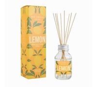 Wax Lyrical Lemon Reed Diffuser - 100ml | Refreshing Citrus Fragrance with Zesty Lemons & Verbena | Made in England, Yellow