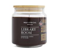 Wax Lyrical Library Room Medium Jar Candle, Up to 75 Hour Burn Time