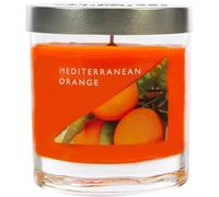 WAX LYRICAL Medium Wax Fill Candle Mediterranean Orange. Burn Time Approx 50 Hours Jar, Silver