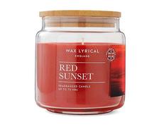 Wax Lyrical Medium 335g Wax Filled Jar Red Sunset