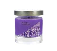 WAX LYRICAL Medium Wax Fill Candle English Lavender.Burn Time Approx 50 Hours Jar, Silver