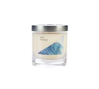 WAX LYRICAL Medium Wax Fill Candle Sea Breeze. Burn Time Approx 50 Hours Jar,Silver