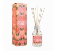 Wax Lyrical Peach Reed Diffuser - 100ml | Fruity Fragrance with Juicy Peaches & Apricots | Made in England