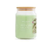 Wax Lyrical Pistashio Gelato Large Jar Candle, Up to 100 Hour Burn Time