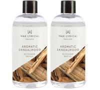 Wax Lyrical Reed Diffuser Refill, Aromatic Sandalwood, 200ml, Multi, One Size (Pack of 2)