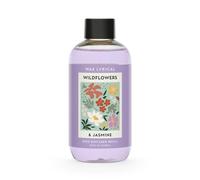 Wax Lyrical Flower Market Wildflowers & Jasmine Reed Diffuser Refill - 200ml | Bright Floral Fragrance with Jasmine & Elderberry | Made in England, Lilac