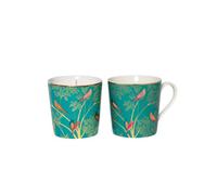 Wax Lyrical Sara Miller Green Chelsea Bird Ceramic Mug And Natural Wax Candle Gift Set - Mandarin Tuberose Wild Musk