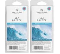 Wax Lyrical Sea Breeze Wax Melts, White (Pack of 2)