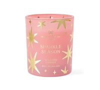 Wax Lyrical Sparkle Season Candle, 30cl, Up to 42 Hour Burn Time | Peach, Pear and Frosted Fruit Scents, Smooth Vanilla and White Musk, For Living Rooms and Home Offices