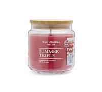 Wax Lyrical Summer Trifle Medium Jar Candle, Up to 75 Hour Burn Time, Ivory