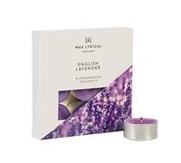 WAX LYRICAL Scented Tealight Candles, Box of 9, English Lavender, Silver