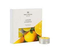 Wax Lyrical Tealight Set - Lemon Verbena, 9 Fragranced Tealights