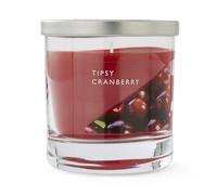 Wax Lyrical Tipsy Cranberry Medium Candle, Up to 50hrs, Red
